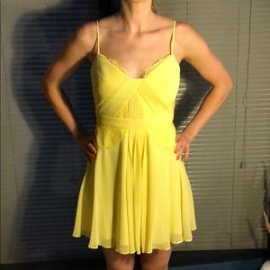Yellow BCBG Dress TAGS STILL ON